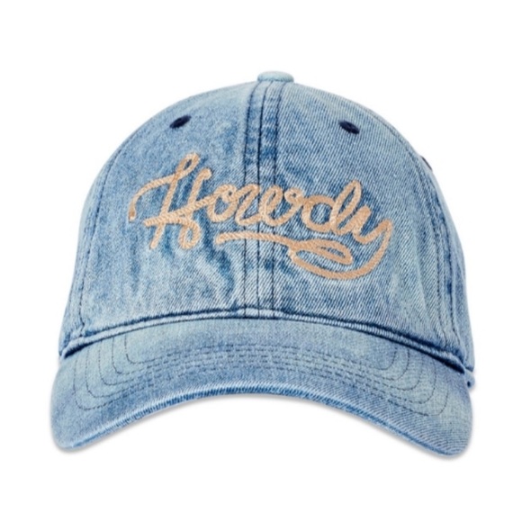 Accessories - 🌱🦢4 FOR $15!🦢🌱 Blue Denim Cap with Embroidered Logo